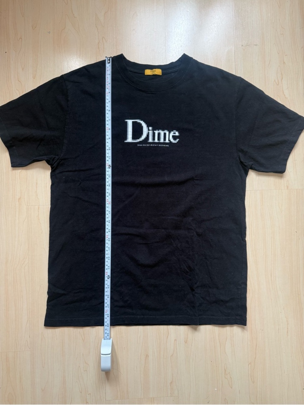 Dime Black Digital Screenshot Logo T-Shirt - Picture 4 of 5
